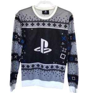 PlayStation Video Game Brand Long Sleeves Sweater Size S